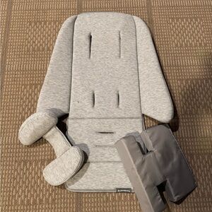 Gray Uppababy Stroller Seat Insert